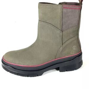 Timberland Courmayeur Valley Women’s Ankle Boot Green Leather A5219 - GREEN